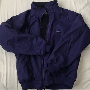 Vintage purple Patagonia bomber jacket